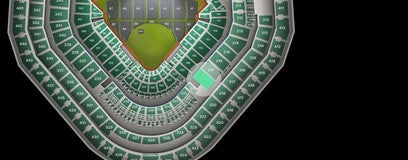 Seat view from Terrace Infield