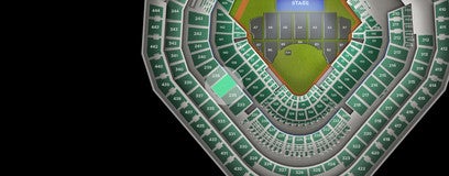 Seat view from Terrace Infield