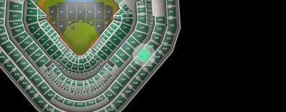 Seat view from Vista Reserved