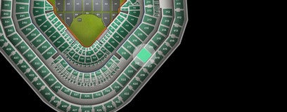 Seat view from Vista Reserved