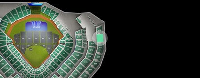 Seat view from Grandstand Corner