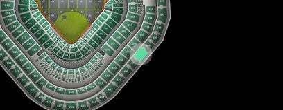 Seat view from Grandstand Corner