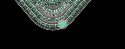 Seat view from Grandstand Infield