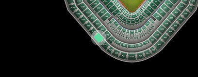 Seat view from Grandstand Infield