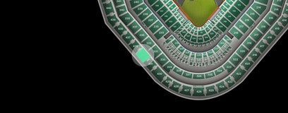 Seat view from Grandstand Infield