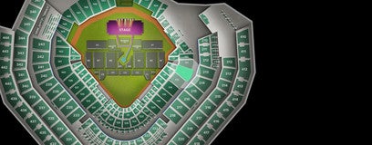 Seat view from Diamond Corner