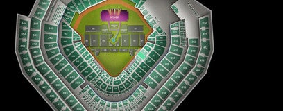 Seat view from Dugout Reserved