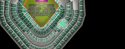 Seat view from Terrace Infield