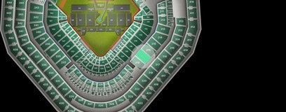 Seat view from Terrace Infield