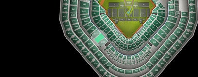 Seat view from Terrace Infield