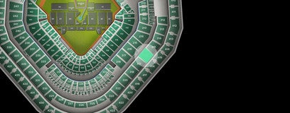 Seat view from Vista Reserved