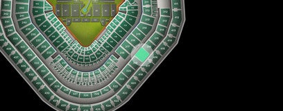 Seat view from Vista Reserved