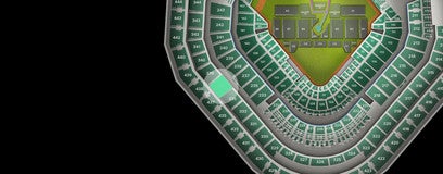 Seat view from Vista Reserved