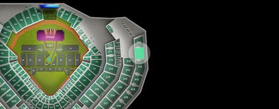 Seat view from Grandstand Corner