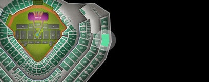 Seat view from Grandstand Corner