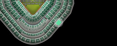 Seat view from Grandstand Corner