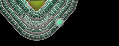 Seat view from Grandstand Infield