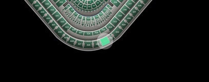 Seat view from Grandstand Infield