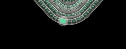 Seat view from Grandstand Infield