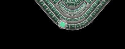 Seat view from Grandstand Infield