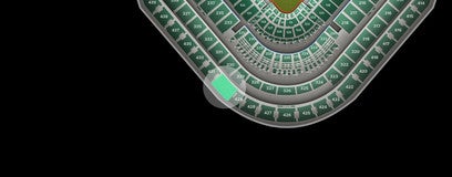 Seat view from Grandstand Infield