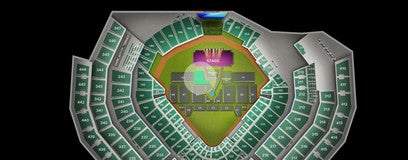 Seat view from General Admission Left