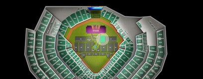 Seat view from General Admission Right