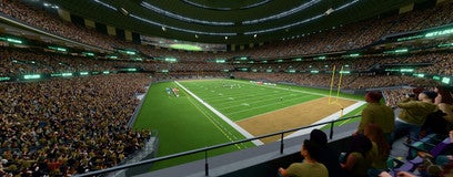 Seat view from Loge