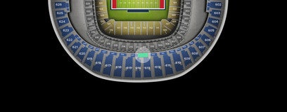 Seat view from Upper Box