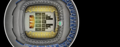 Seat view from Club