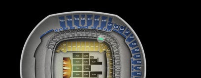 Seat view from Club