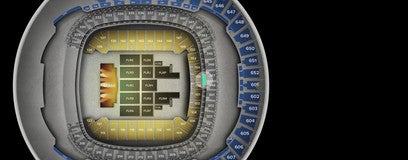 Seat view from Club