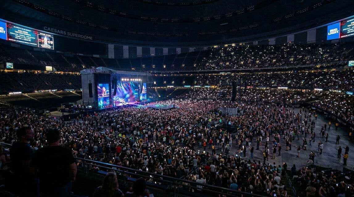 Seat view from Loge
