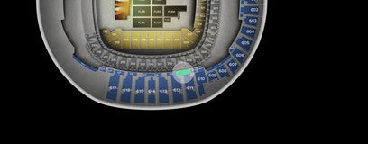 Seat view from Upper Box
