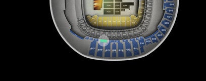 Seat view from Upper Box