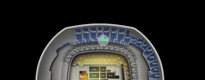 Seat view from Upper Box