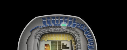 Seat view from Upper Box