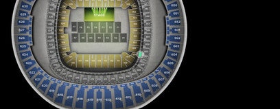 Seat view from Club