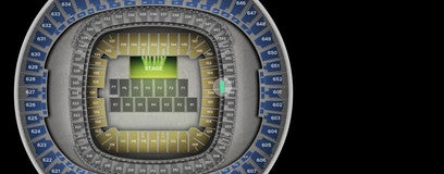 Seat view from Club