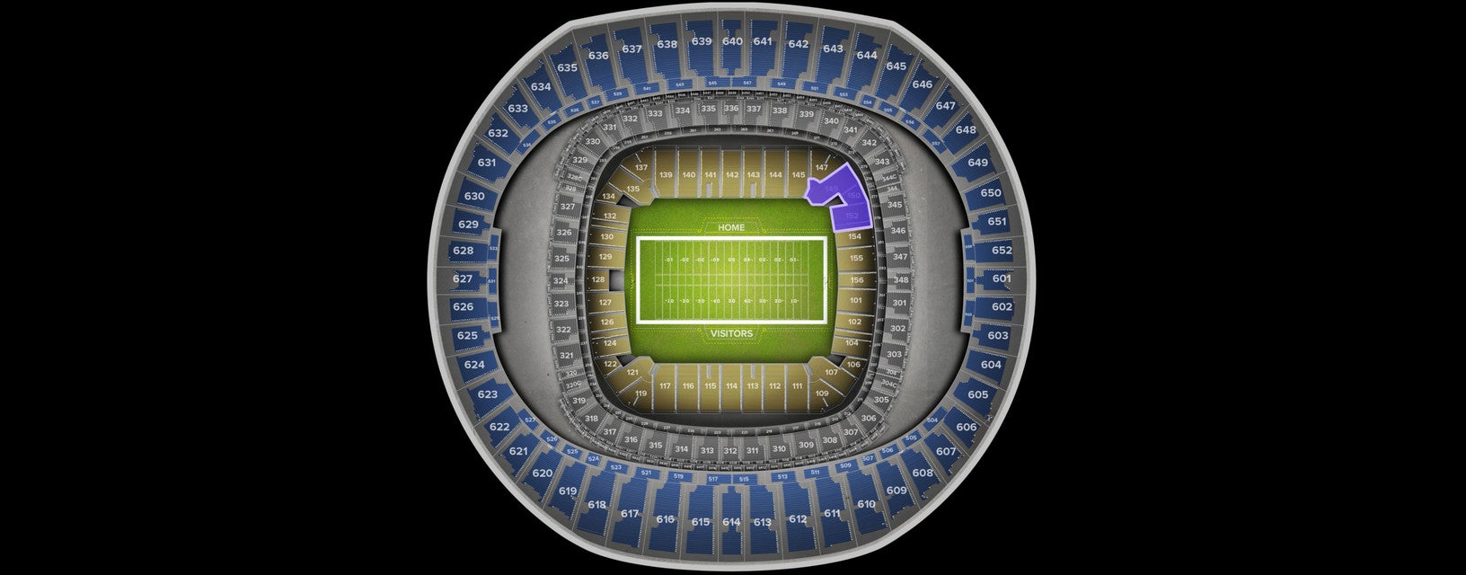 Seat view from Lower