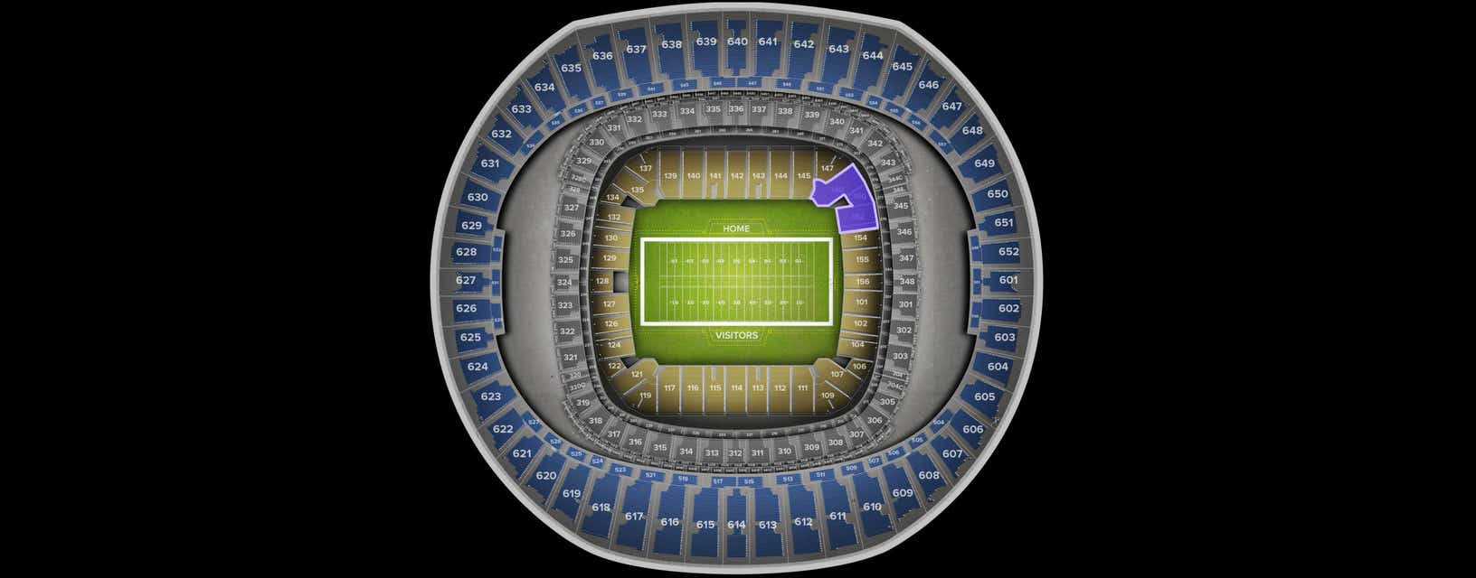 Seat view from Lower