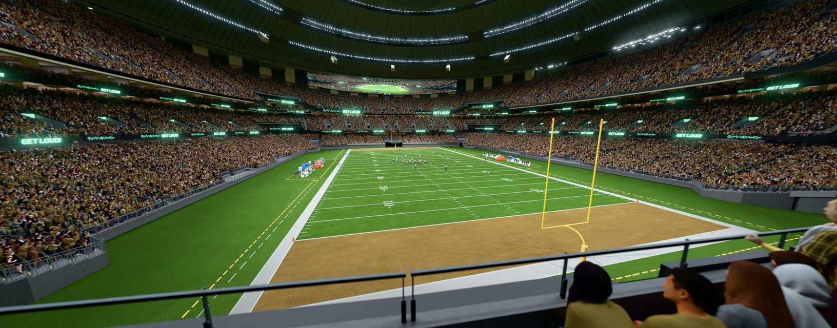 Seat view from Loge