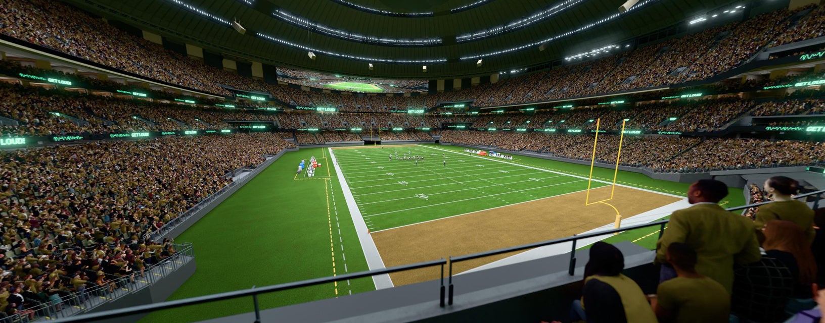 Seat view from Loge
