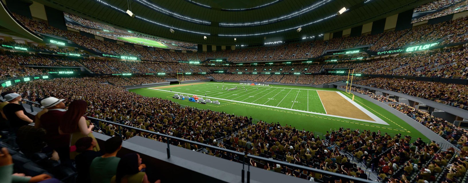 Seat view from Club