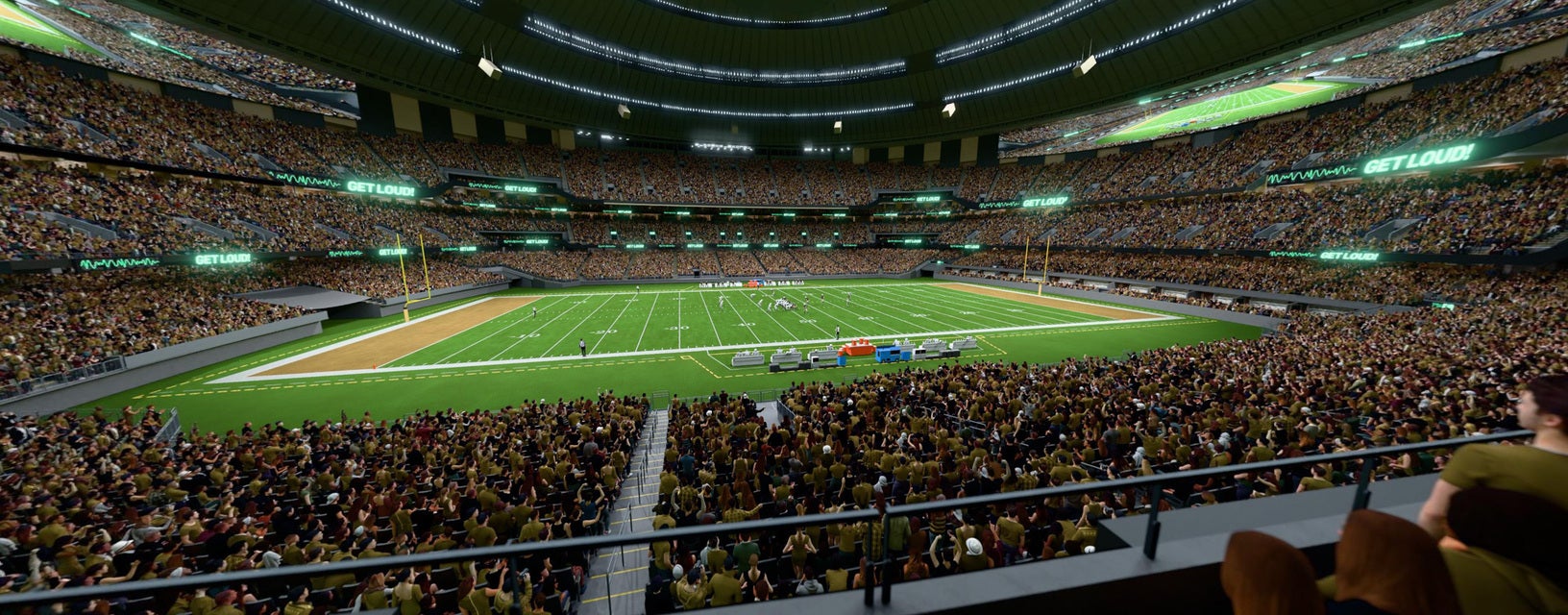 Seat view from Club