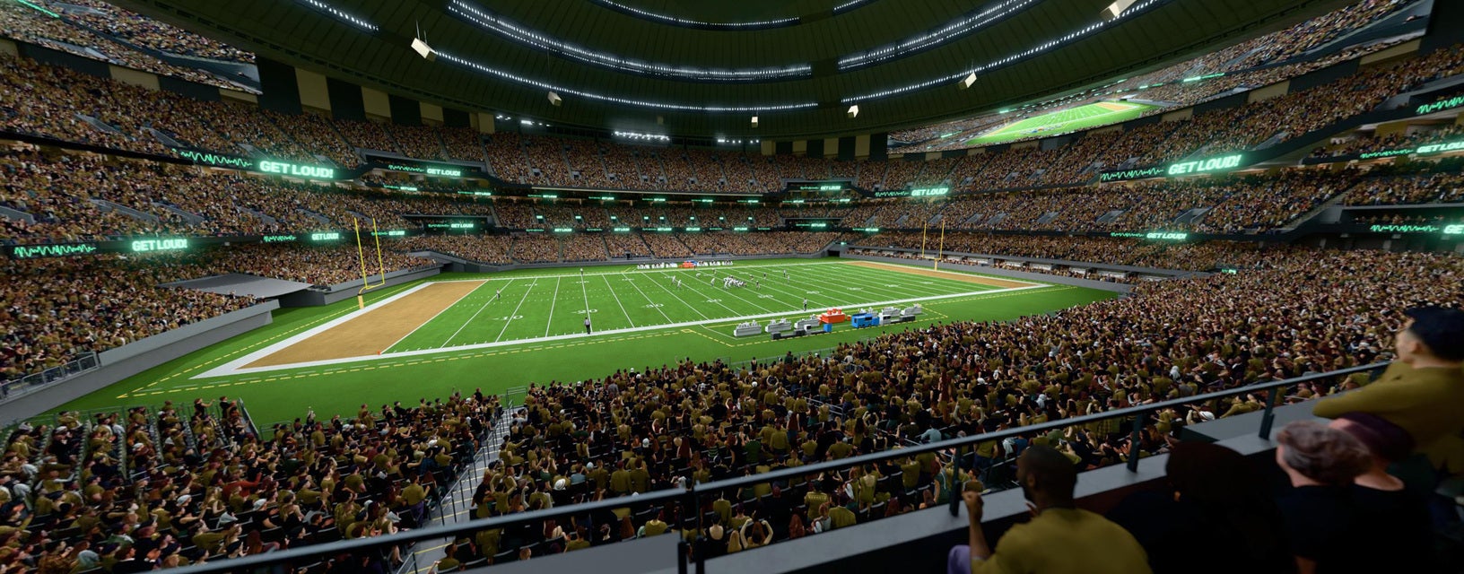 Seat view from Club