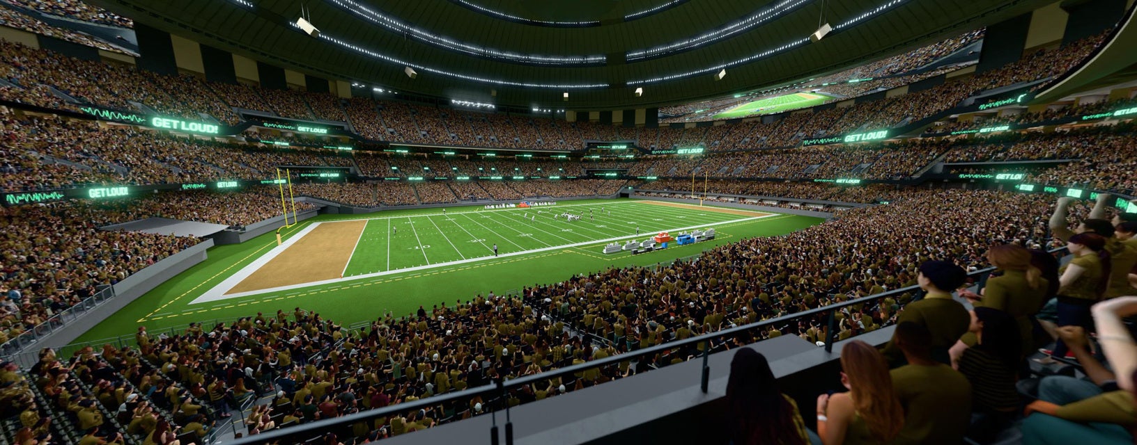 Seat view from Club