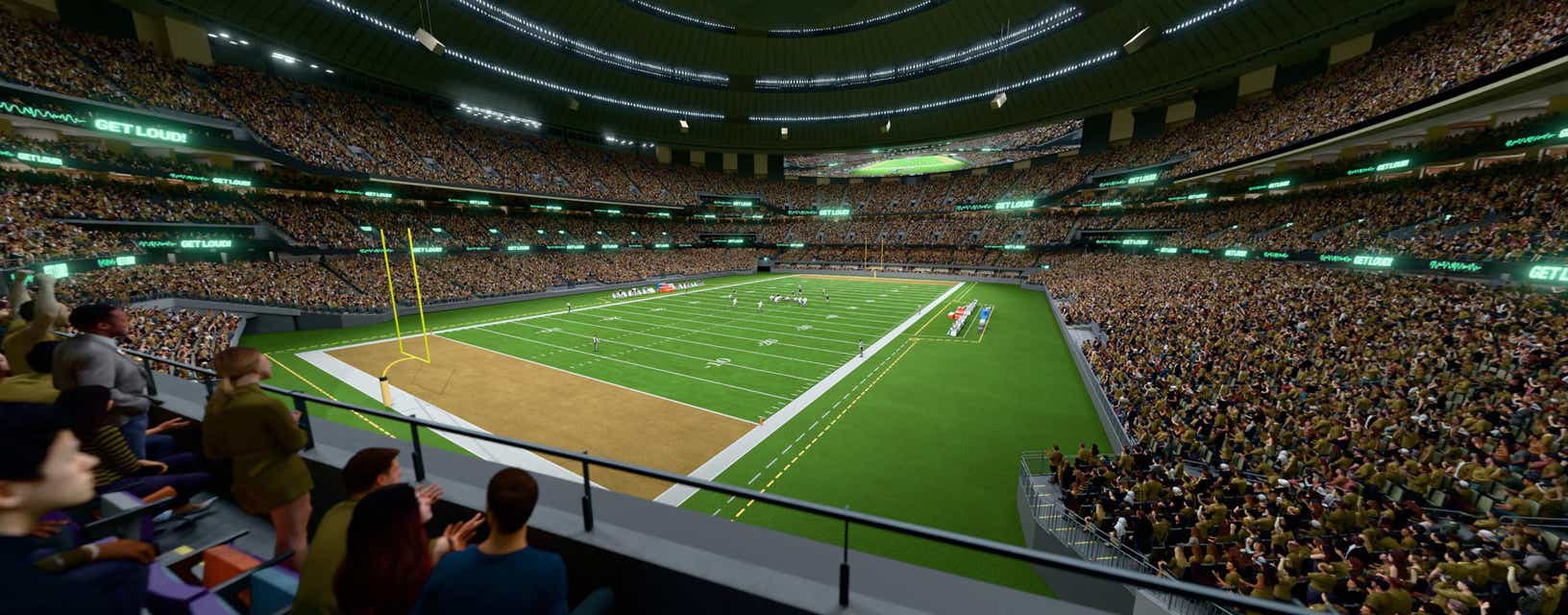 Seat view from Loge
