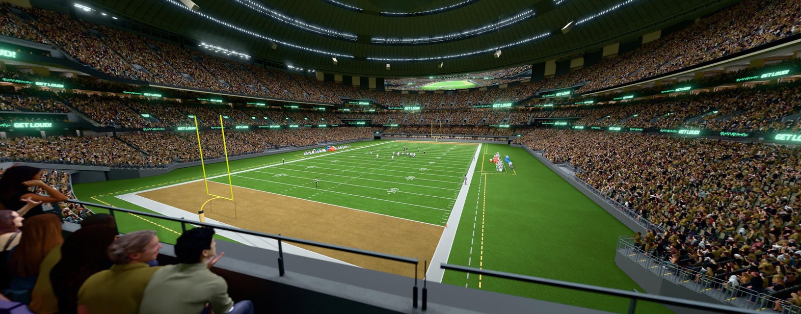 Seat view from Loge