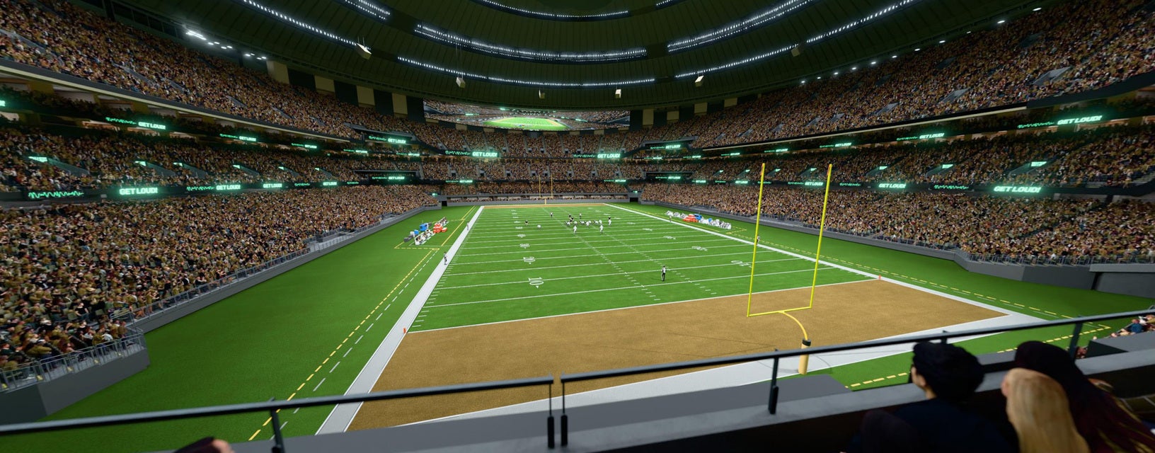 Seat view from Loge